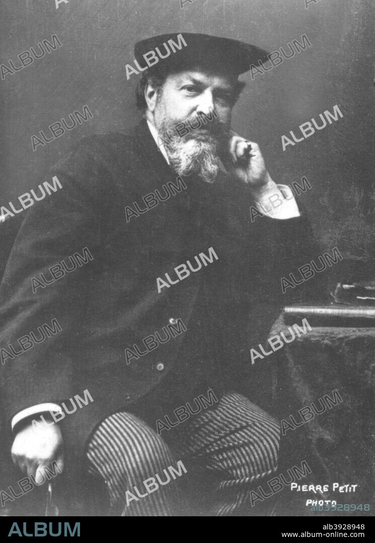'Gallet', c1893. Louis Gallet (1835-1898), French writer of operatic libretti, dramatist and author. From the 2e collection [Felix Potin, c1893].