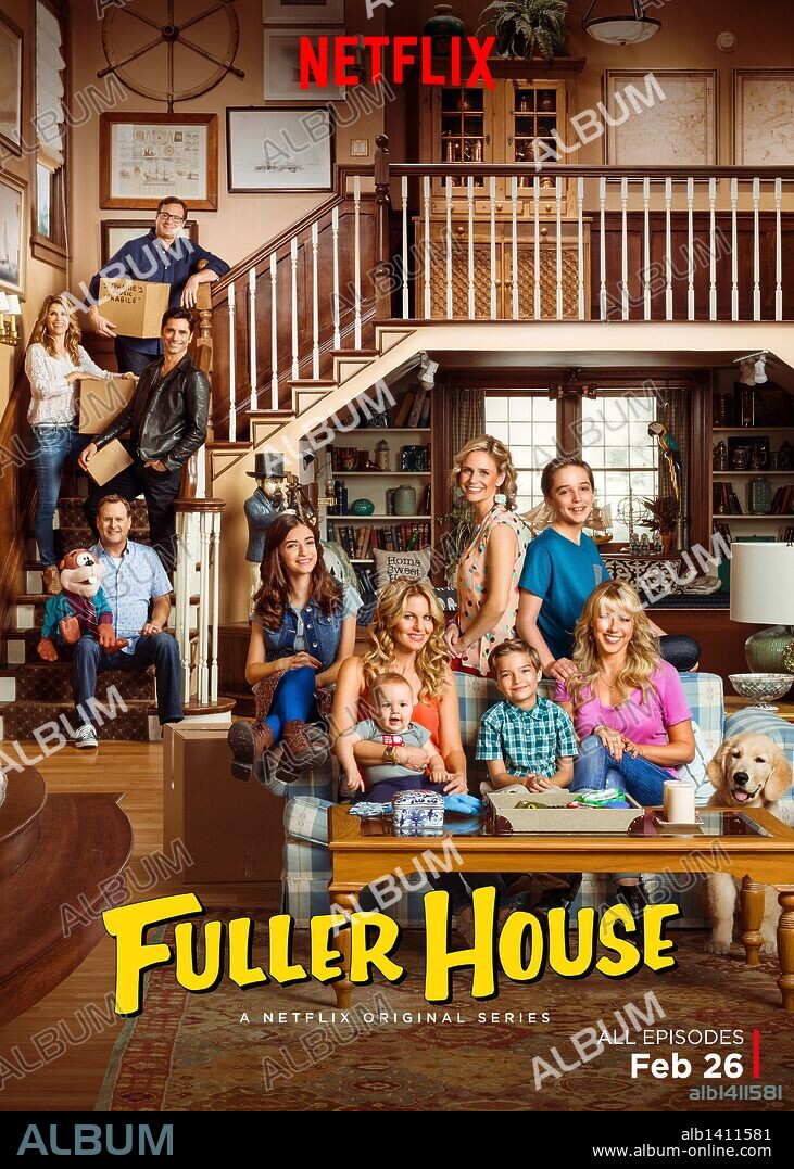 Poster de MADRES FORZOSAS, 2016 (FULLER HOUSE), dirigida por JEFF FRANKLIN. Copyright WARNER HORIZON TELEVISION.