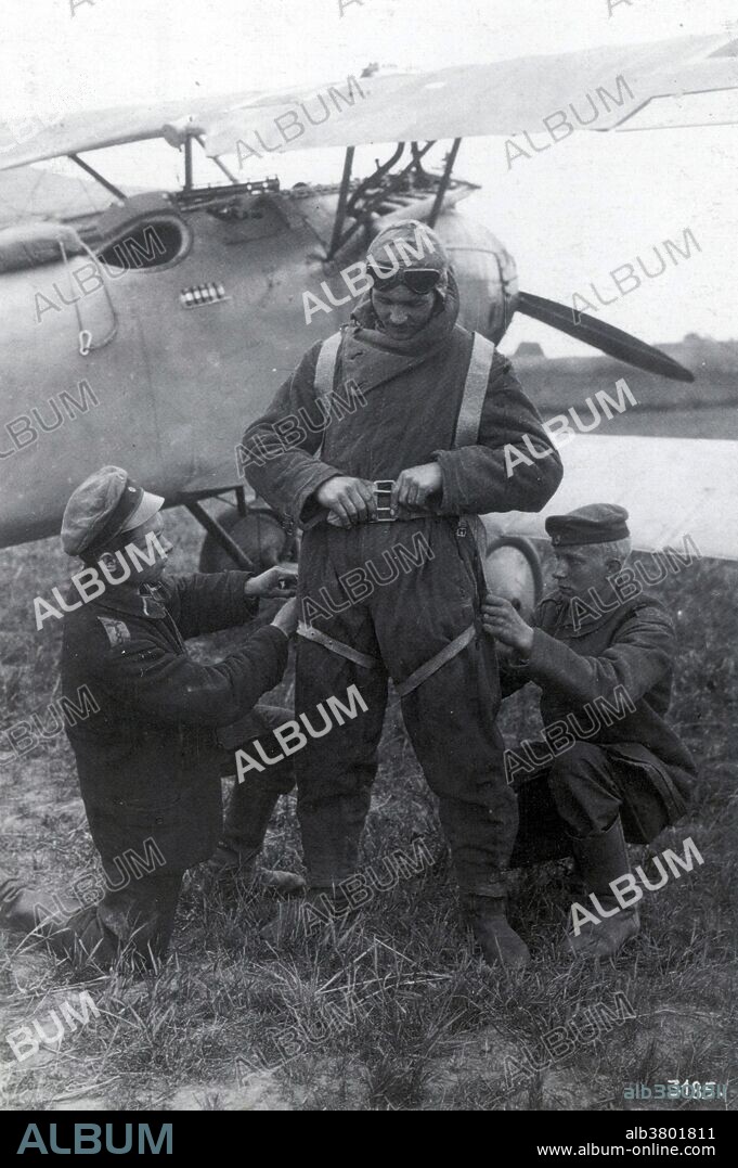 In 1918 the German air service introduced a parachute designed by Unteroffizier Otto Heinecke, an airship ground crewman, and thus became the world's first, and at the time only, air service to introduce a standard parachute. Despite Germany equipping their pilots with parachutes, their efficiency was relatively poor. As a result, many pilots died while using them. Out of the first 70 German airmen to bail out, around a third died. These fatalities were mostly due to the chute or ripcord becoming entangled in the airframe of their spinning aircraft or because of harness failure. High as the failure rate was, carrying a Heinecke parachute certainly beat the alternative and the general effectiveness of the Heinecke parachute can be gauged by the fact that the French, British, American and Italian air services later based their first parachute designs on the Heinecke parachute to varying extents.