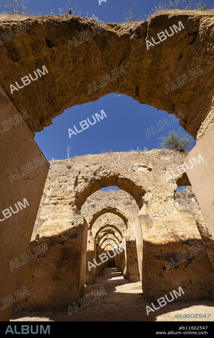 granaries, Heri es-Souani, Meknes, Morocco, Africa.