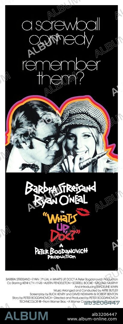 Poster de QUE ME PASA, DOCTOR?, 1972 (WHAT'S UP DOC?), dirigida por PETER BOGDANOVICH. Copyright WARNER BROTHERS.