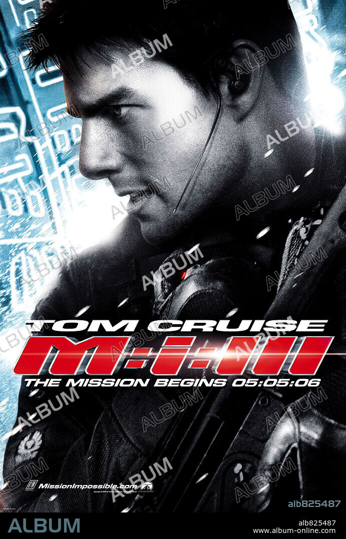 Poster de MISION: IMPOSIBLE 3, 2006 (MISSION: IMPOSSIBLE III), dirigida por J. J. ABRAMS. Copyright PARAMOUNT PICTURES.