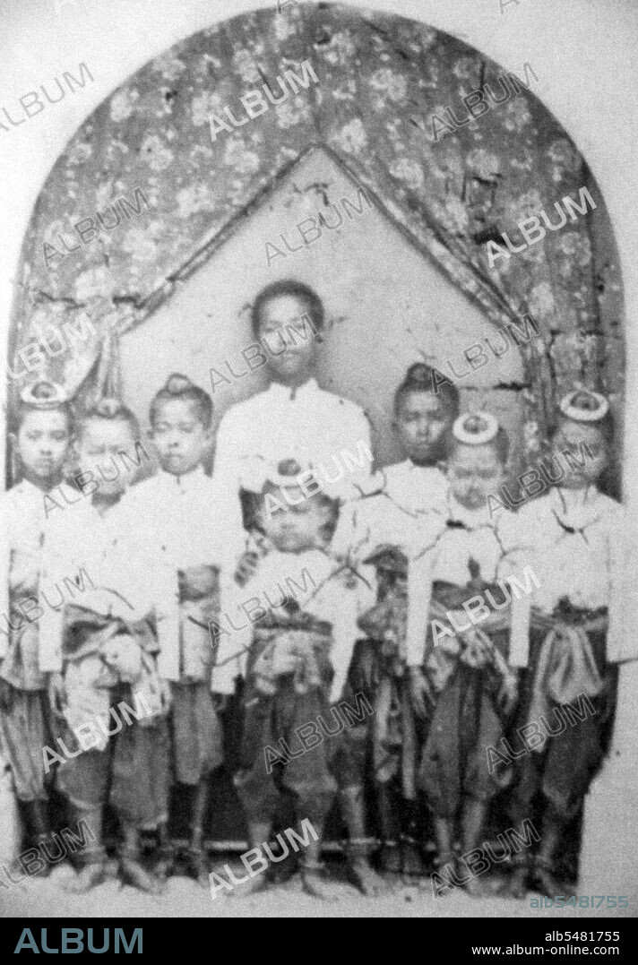 Phra Bat Somdet Phra Poramenthramaha Mongkut Phra Chom Klao Chao Yu Hua, or Rama IV, better known as King Mongkut (18 October 1804 1 October 1868), was the fourth monarch of Siam (Thailand) under the House of Chakri, ruling from 1851-1868. He was one of the most revered monarchs of the country. During his reign, the pressure of Western expansionism was felt for the first time in Siam. Mongkut embraced Western innovations and initiated the modernization of Siam, both in technology and culture-earning him the nickname 'The Father of Science and Technology' in Siam. Mongkut was also known for his appointment of his brother, Prince Chutamani, as vice-king. Prince Chutamani was crowned in 1851 as King Pinklao. Mongkut himself assured the country that Pinklao should be respected with equal honor to himself. Mongkut's reign was also the time when the power of the House of Bunnag reached its zenith and became the most powerful noble family of Siam.