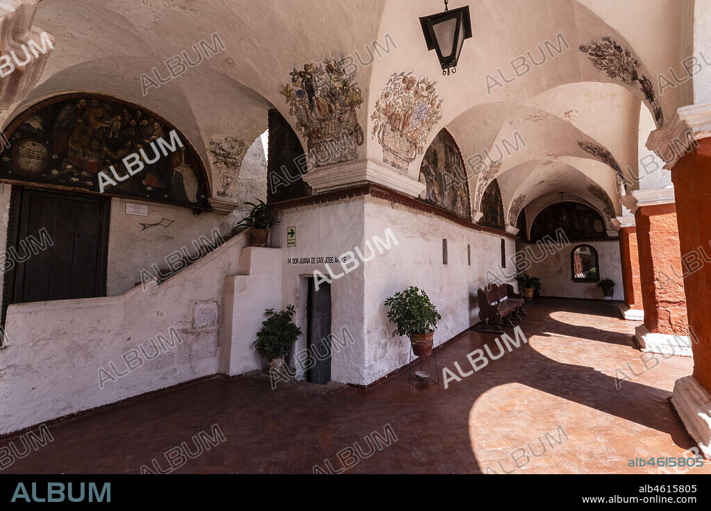 Convent and monastery of Santa Catalina de Siena (1579) in Arequipa, Peru,South America. World Heritage (UNESCO).