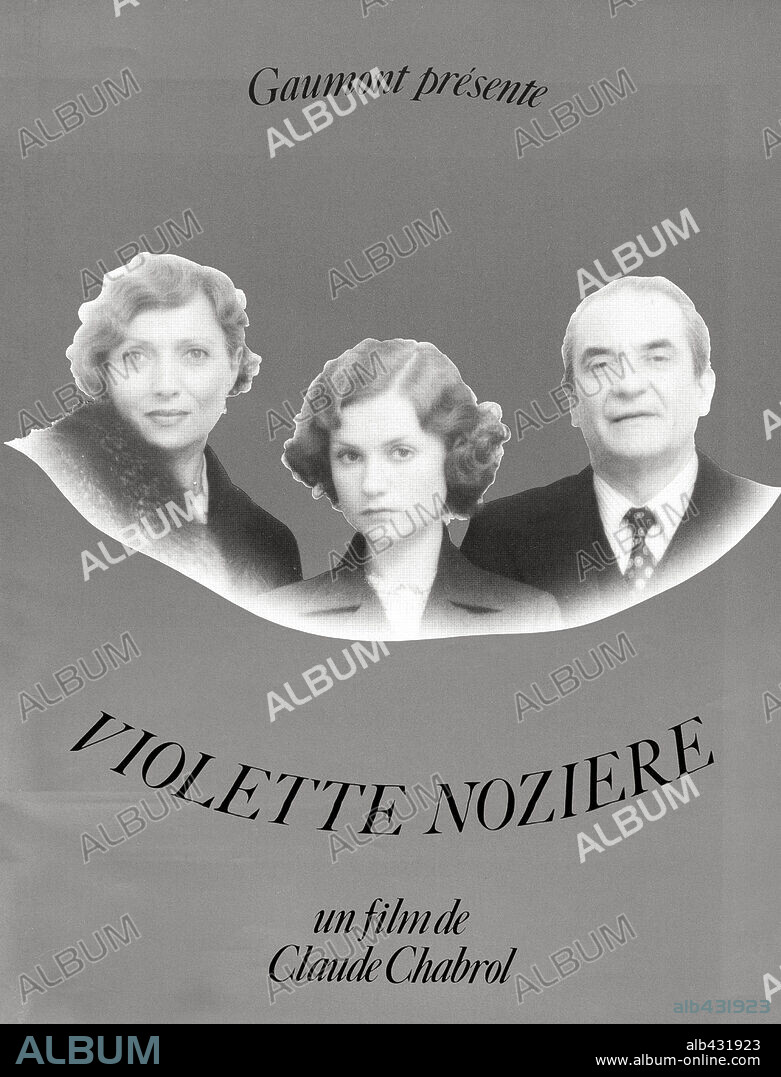Poster of VIOLETTE NOZIERE, 1978, directed by CLAUDE CHABROL. Copyright FRANCE 3/FILMEL/CINEVIDEO.
