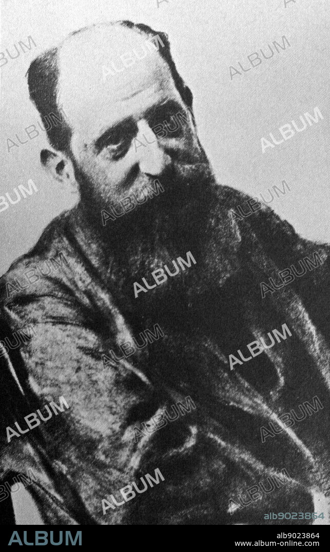 Portrait photograph of Josef Breuer, lived between 1842-1925. A distinguished Austrian physician who made key discoveries in neurophysiology, laid the foundation to psychoanalysis and whose work with a patient known as Anna O developed the talking cure. His protégé was Sigmund Freud.