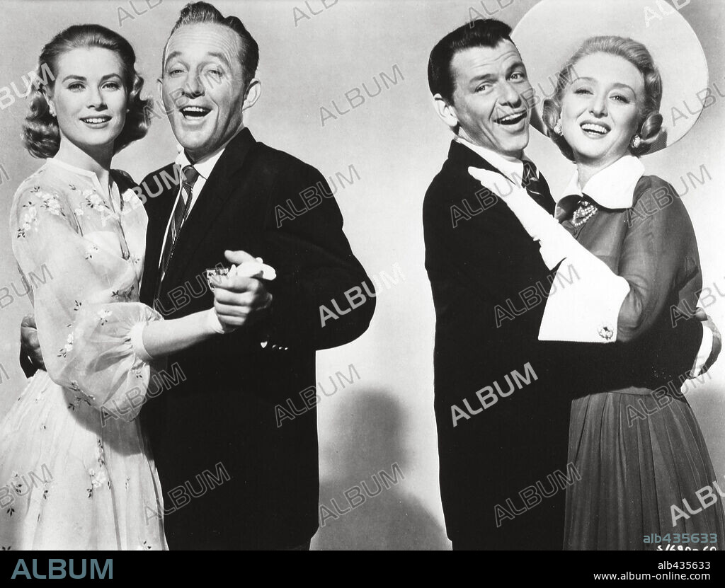 BING CROSBY, CELESTE HOLM, FRANK SINATRA and GRACE KELLY in HIGH SOCIETY, 1956, directed by CHARLES WALTERS. Copyright M.G.M.