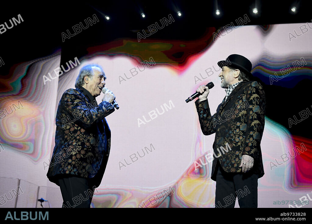 Madrid, 20/01/2020. Concierto de Serrat y sabina en el Wizink Center. Foto: Maya Balanya. Archdc.