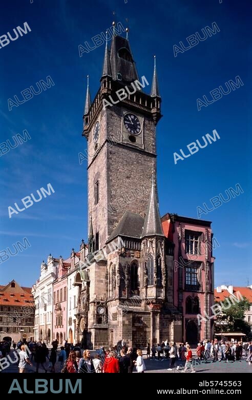 Prag, Rathaus am Altstädter Ring Format / Filmsize: 6 × 9 cm.