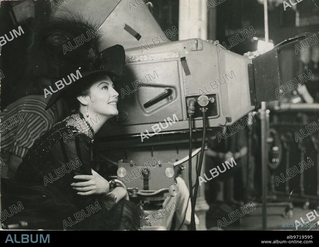 1962. Ava Gardner en el rodaje de la película «55 días en Pekín».
