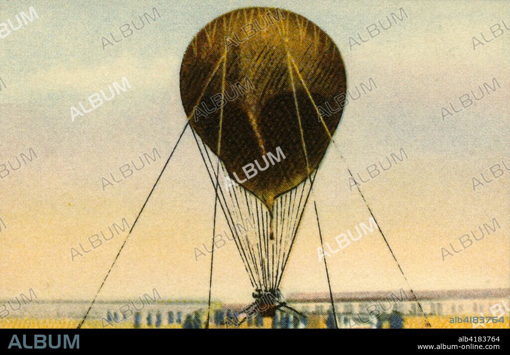 Balloon altitude record, 1901, (1932). On 31 July 1901, German meteorologists Arthur Berson and Reinhard Süring reached a height of 10,800 meters (6.7 miles) above sea level. At 6000 metres they required compressed oxygen. At 10,000 metres both scientists were rendered unconscious. They regained consciousness and were able to land their balloon near Briesen, 7.5 hours after their flight began. From "Die Eroberung Der Luft", (The Conquest of the Air), cigarette card album produced by the Garbáty cigarette factory, 1932. Eugene and Moritz Garbáty, who were Jewish, were driven out of business by the Nazis in the late 1930s, and forced to sell their factory which lay empty for over 70 years. [Garbaty Cigarettenfabrik, Berlin-Pankow, 1932].