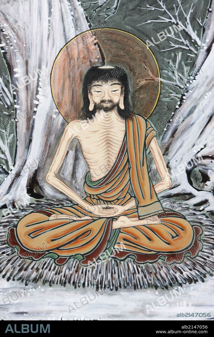 Life of Buddha. The young ascetic practiced extreme self-mortification for six years in the hopes of discovering Truth.