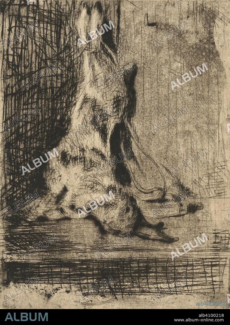 EDOUARD MANET. The Rabbit (Le lapin). Dimensions: 36.4 cm x 26.6 cm, 13.5 cm x 10.1 cm, 13.5 cm x 10.1 cm.
