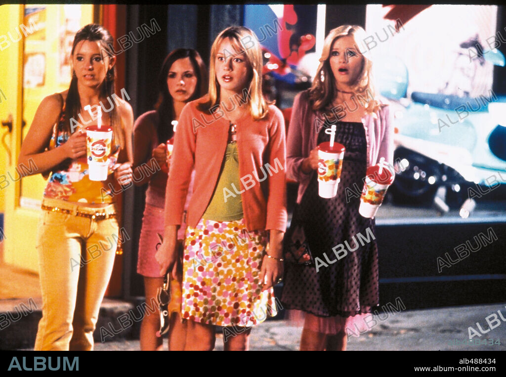 BRIE LARSON, EILEEN BOYLAN, KATLIA PEVEC und SARA PAXTON in SLEEPOVER, 2004, unter der Regie von JOE NUSSBAUM. Copyright METRO GOLDWYN MAYER / ROBINETTE, DALE.