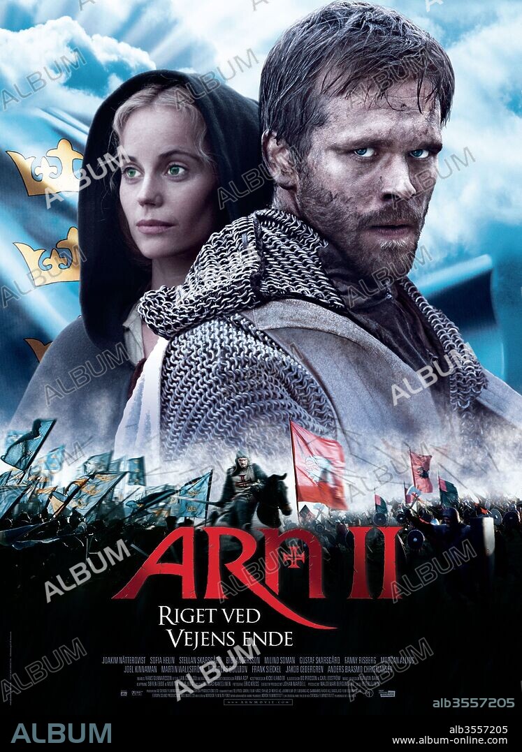 Poster of ARN: THE KINGDOM AT THE END OF THE ROAD, 2008 (ARN: RIKET VID VAGENS SLUT), directed by PETER FLINTH. Copyright AMC Pictures.