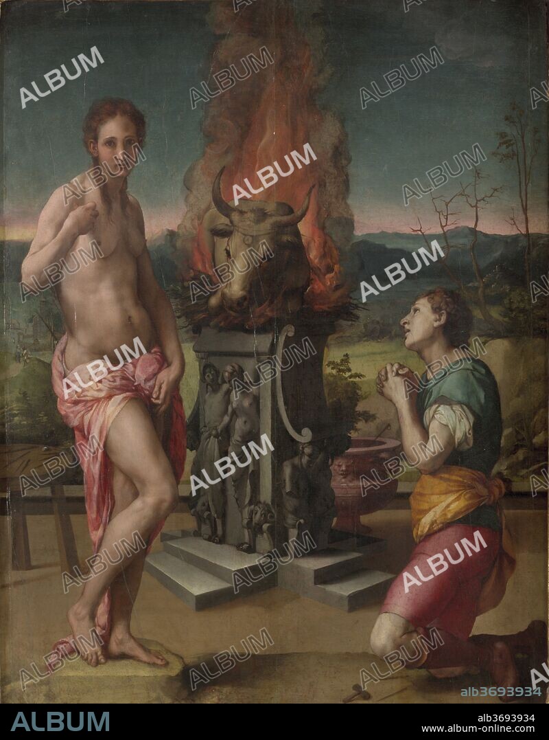 BRONZINO. Pygmalion and Galatea.