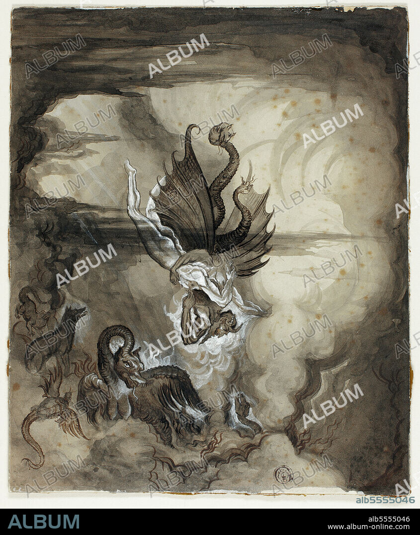 HENRY FUSELI and THEODORE MATTHIAS VON HOLST. Descent to Hell, n.d.