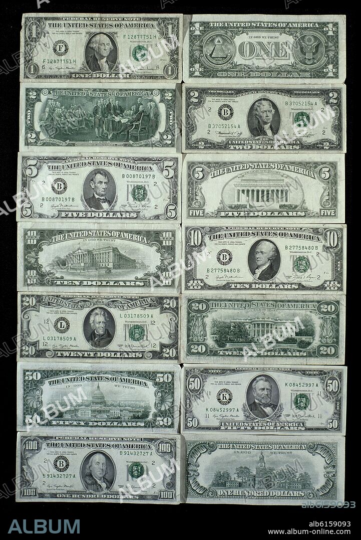 BILLETES DE DOLAR.