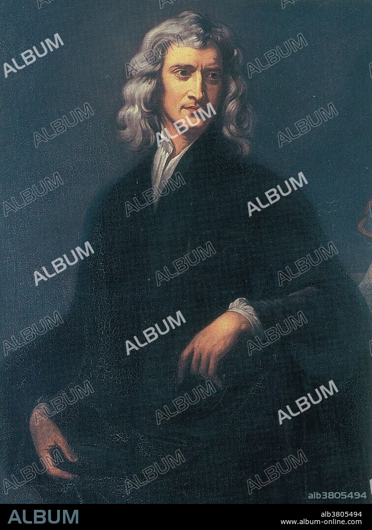 Isaac Newton (December 25, 1642 - March 20, 1727) was an English physicist, mathematician, astronomer, natural philosopher, alchemist, and theologian. His monograph "Philosophiae Naturalis Principia Mathematica", published in 1687, lays the foundations for most of classical mechanics. In this work, Newton described universal gravitation and the three laws of motion, which dominated the scientific view of the physical universe for the next three centuries. Newton built the first practical reflecting telescope and developed a theory of color based on the observation that a prism decomposes white light into the many colors that form the visible spectrum. He also formulated an empirical law of cooling and studied the speed of sound. In mathematics, Newton shares the credit with Gottfried Leibniz for the development of differential and integral calculus. He died in his sleep in 1727, at the age of 84. After his death, his hair was examined and found to contain mercury, probably resulting from his alchemical pursuits.