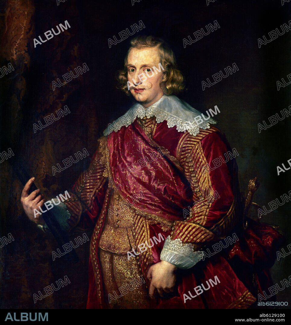 ANTON VAN DYCK. EL CARDENAL INFANTE DON FERNANDO DE AUSTRIA - 1634/1636 - O/L - 107x106 - NP 1480 - BARROCO FLAMENCO.