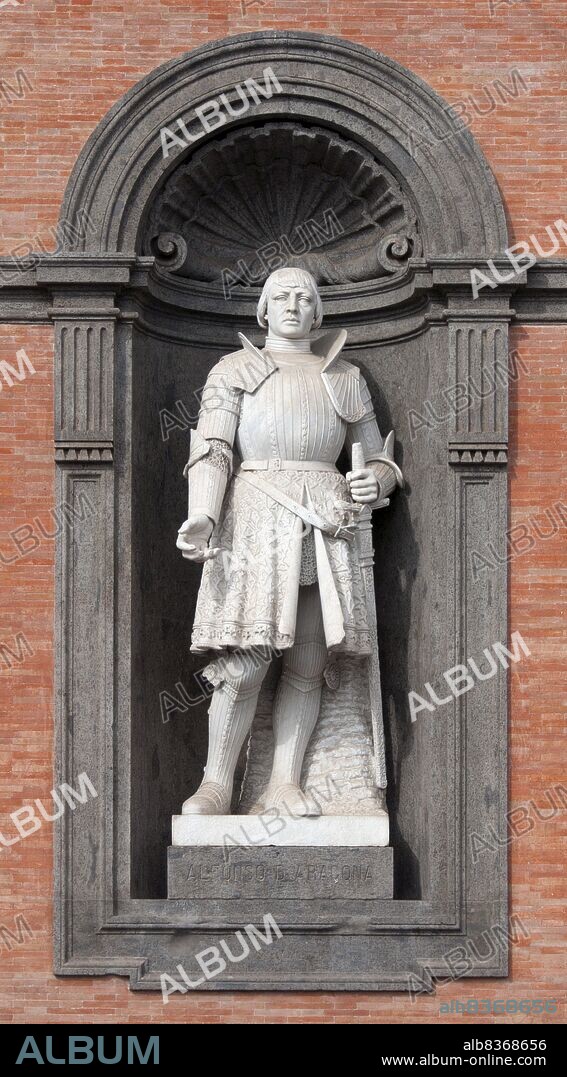 Alfonso the Magnanimous (1396 27 June 1458) was the King of Aragon (as Alfonso V), Valencia (as Alfonso III), Majorca, Sardinia and Corsica (as Alfonso II), Sicily (as Alfonso I) and Count of Barcelona (as Alfonso IV) from 1416, and King of Naples (as Alfonso I) from 1442 until his death. He was one of the most prominent figures of the early Renaissance and a knight of the Order of the Dragon.