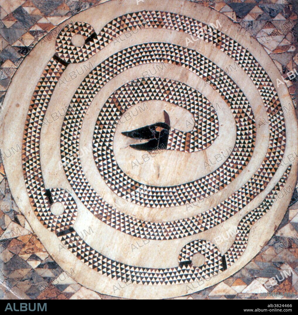 Church of Sant'Adriano Snake Mosaic, 12th Century