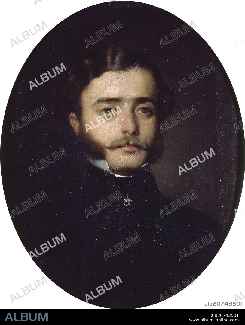 FEDERICO DE MADRAZO Y KUNTZ (1815-1894). 'The Actor Julián Romea', 1845-1850, Oil on canvas, 33,8 x 26,2 cm, CE1577.