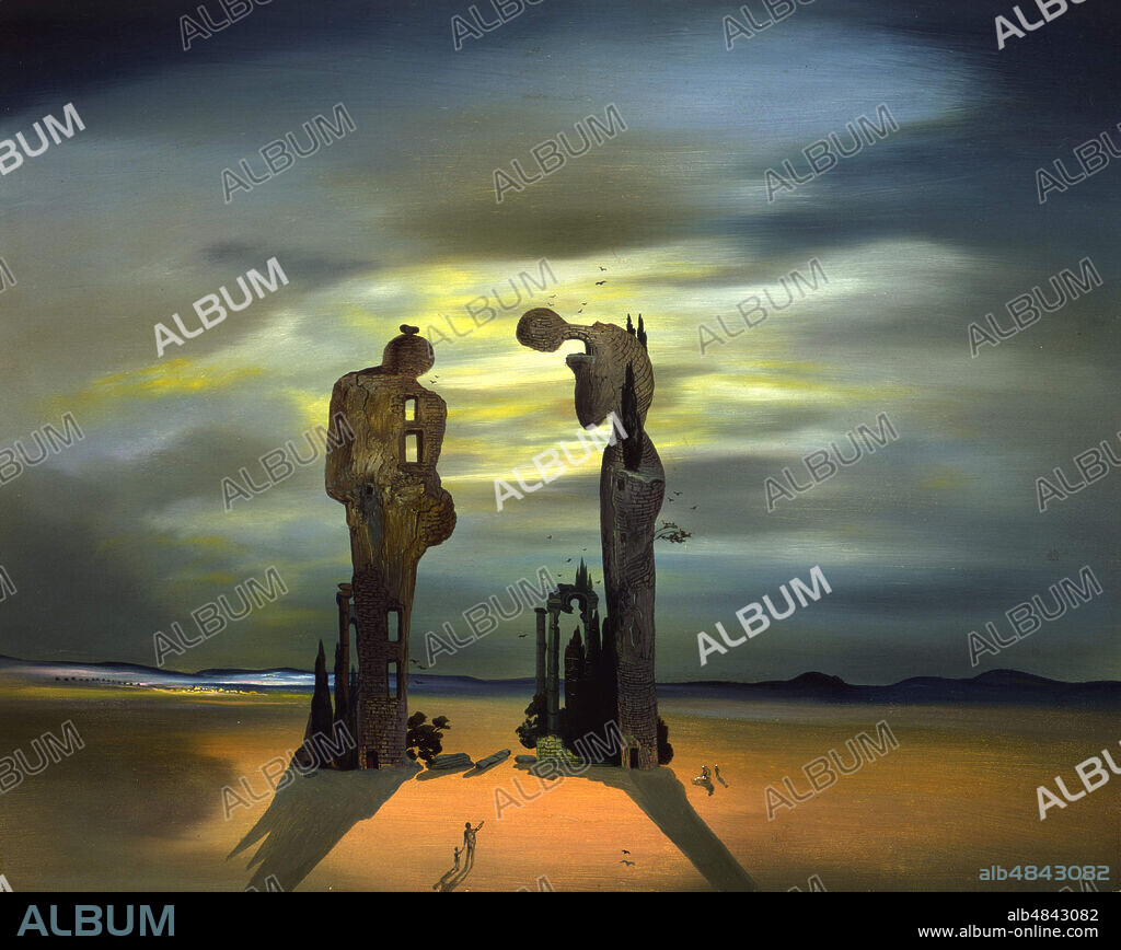 SALVADOR DALÍ. Archeological Reminiscence of Millet's "Angelus".