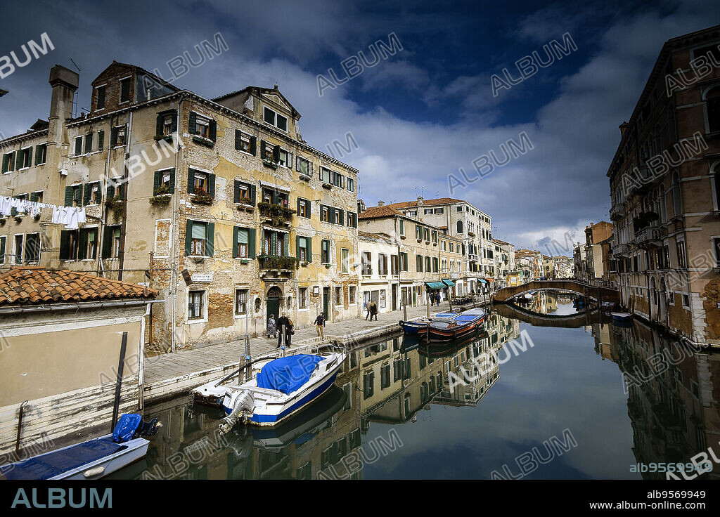 Rio di San Girolamo. Ghetto Nuovo.Cannaregio. Venecia.Véneto. Italia.
