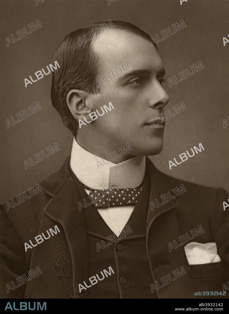 Edward Smith Willard, British actor, 1888. A photograph from The Theatre, A Monthly Review, Volume XI, January to June, 1888, Strand Publishing Company, London, 1888.