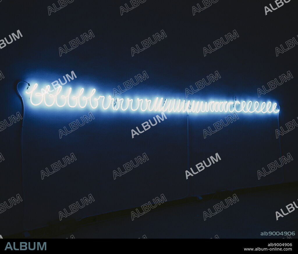 1964 neon sculpture by Bruce Nauman (born December 6, 1941), an American artist.