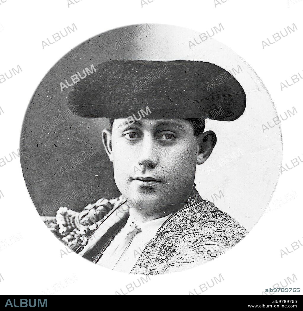 Marzo 1912. Retrato del torero Martín Vázquez.