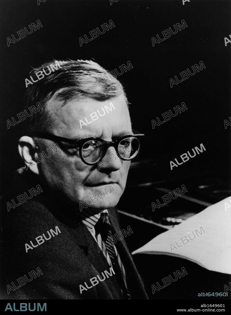 Dmitri Shostakovich 1906 - 1975. Soviet composer and one of the most celebrated composers of the 20th century.