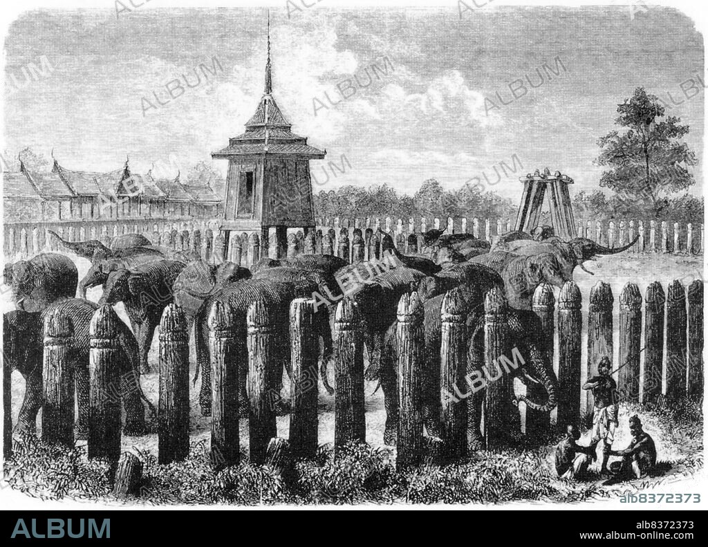 Ayutthaya's Royal Elephant Kraal was thought to be originally built during the short reign of King Yodfa also Yot Fa (1535 - 1548).<br/><br/>. Ayutthaya (Ayudhya) was a Siamese kingdom that existed from 1351 to 1767. Ayutthaya was friendly towards foreign traders, including the Chinese, Vietnamese (Annamese), Indians, Japanese and Persians, and later the Portuguese, Spanish, Dutch and French, permitting them to set up villages outside the city walls. In the sixteenth century, it was described by foreign traders as one of the biggest and wealthiest cities in the East. The court of King Narai (16561688) had strong links with that of King Louis XIV of France, whose ambassadors compared the city in size and wealth to Paris.