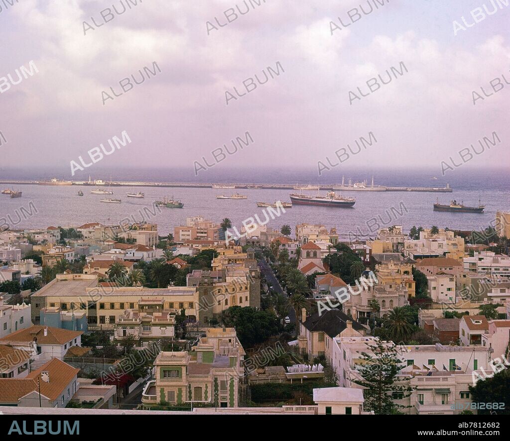 PUERTO DE LAS PALMAS - FOTO DE LOS AÑOS 60.