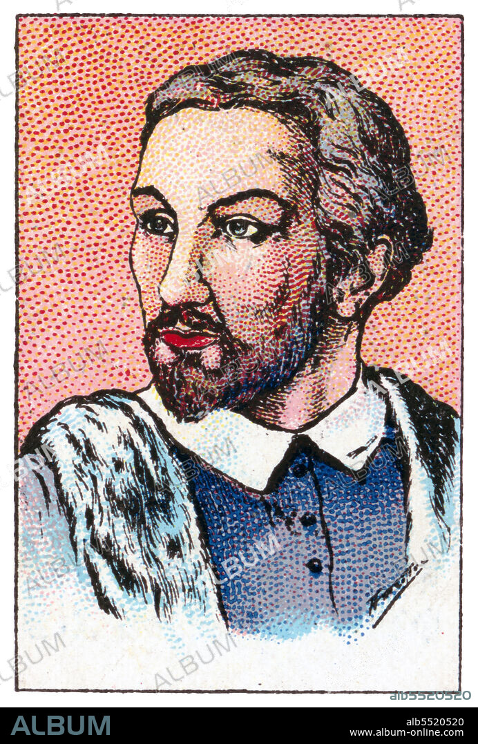 ALBERT MESTRE MORAGAS. Historia de Catalunya. Pau Claris Casademunt (1586-1641), presidente de la Diputación de Barcelona. Cromo de Xacolata Juncosa. Año 1932.