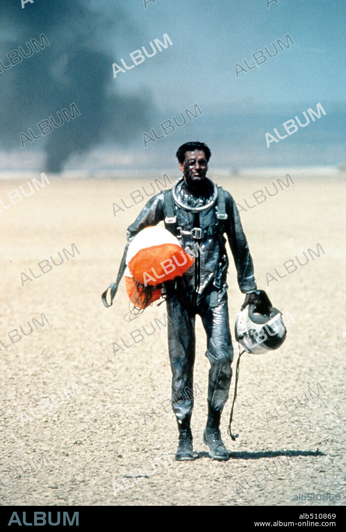 SAM SHEPARD en ELEGIDOS PARA LA GLORIA, 1983 (THE RIGHT STUFF), dirigida por PHILIP KAUFMAN. Copyright LADD COMPANY/WARNER BROS.