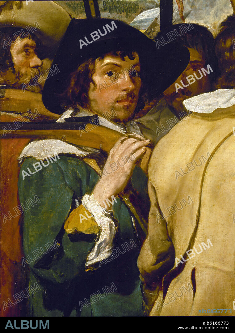 DIEGO VELAZQUEZ (1599-1660). The spears or the surrender of Breda (detail). Las lanzas o la rendicion de Breda . 1634. Oil on canvas . 307x367. Madrid, Prado museum.