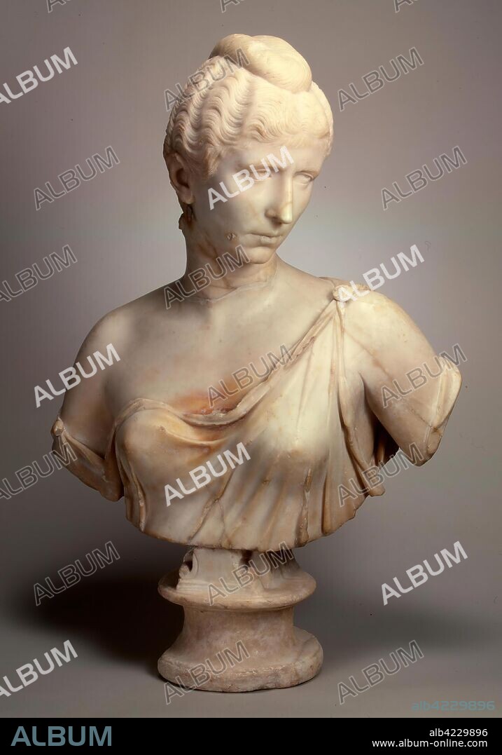 'Bust of a Roman Woman (possibly Cornelia Salonina)'. Ancient Rome, Circa 250. Dimensions: height: 57 cm.