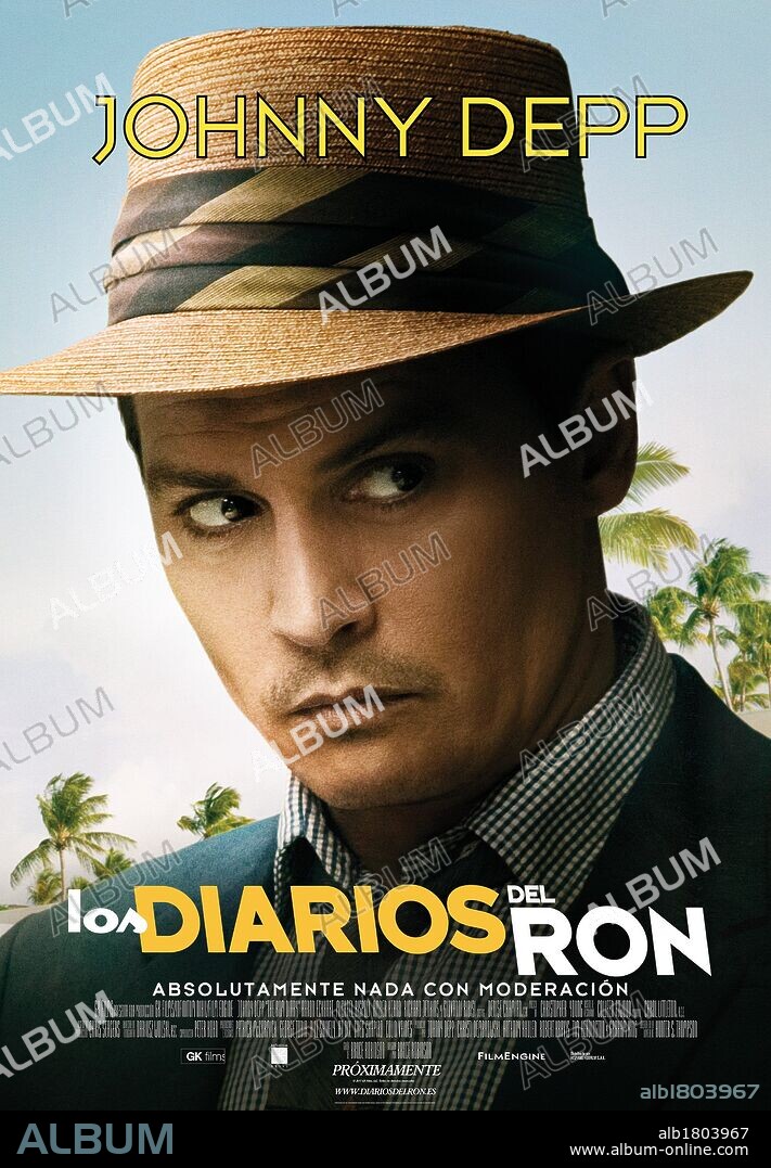 Poster of THE RUM DIARY, 2011, directed by BRUCE ROBINSON. Copyright DARK & STORMY ENTERTAINMENT.