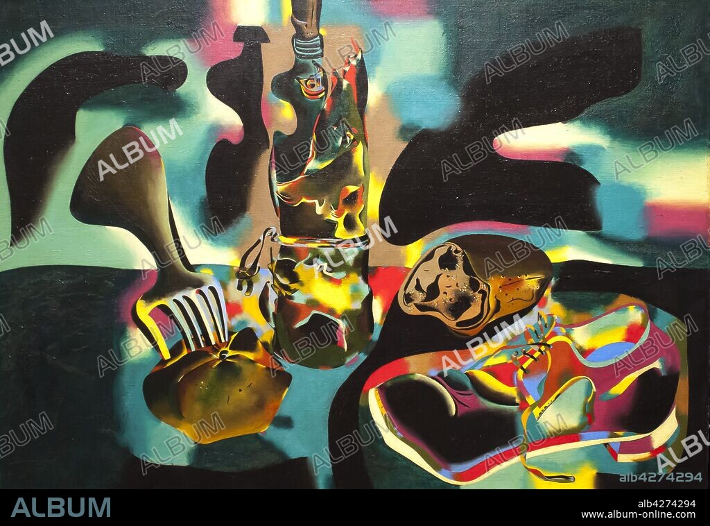 JOAN MIRÓ. Joan Miró / Bodegón con zapato viejo', 1937, Óleo sobre lienzo, 81,3 x 116,8 cm.
