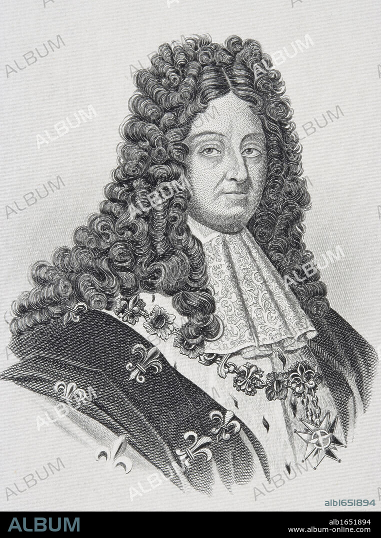 King Louis XIV Louis Dieudonne 1638 to 1715 King of France and Navarre 1643 to 1715.