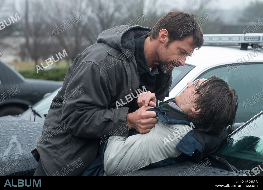 HUGH JACKMAN y PAUL DANO en PRISIONEROS, 2013 (PRISONERS), dirigida por DENIS VILLENEUVE. Copyright ALCON ENTERTAIMENT / WEBB, WILSON.