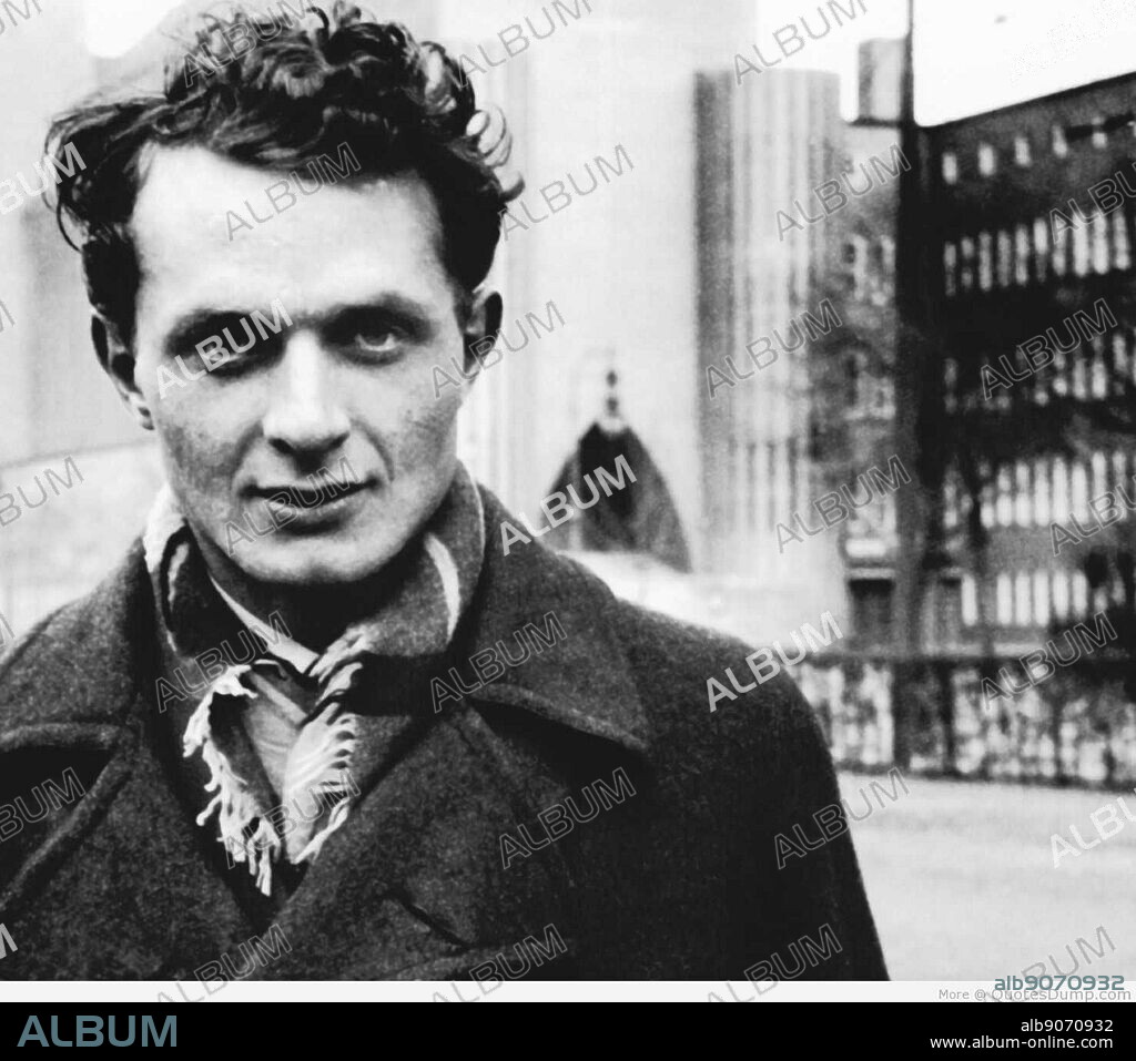 Photograph of Sir Stephen Spender (1909-1995) English poet, novelist, essayist and appointed Poet Laureate Consultant in Poetry to the United States Library of Congress. Dated 1970.