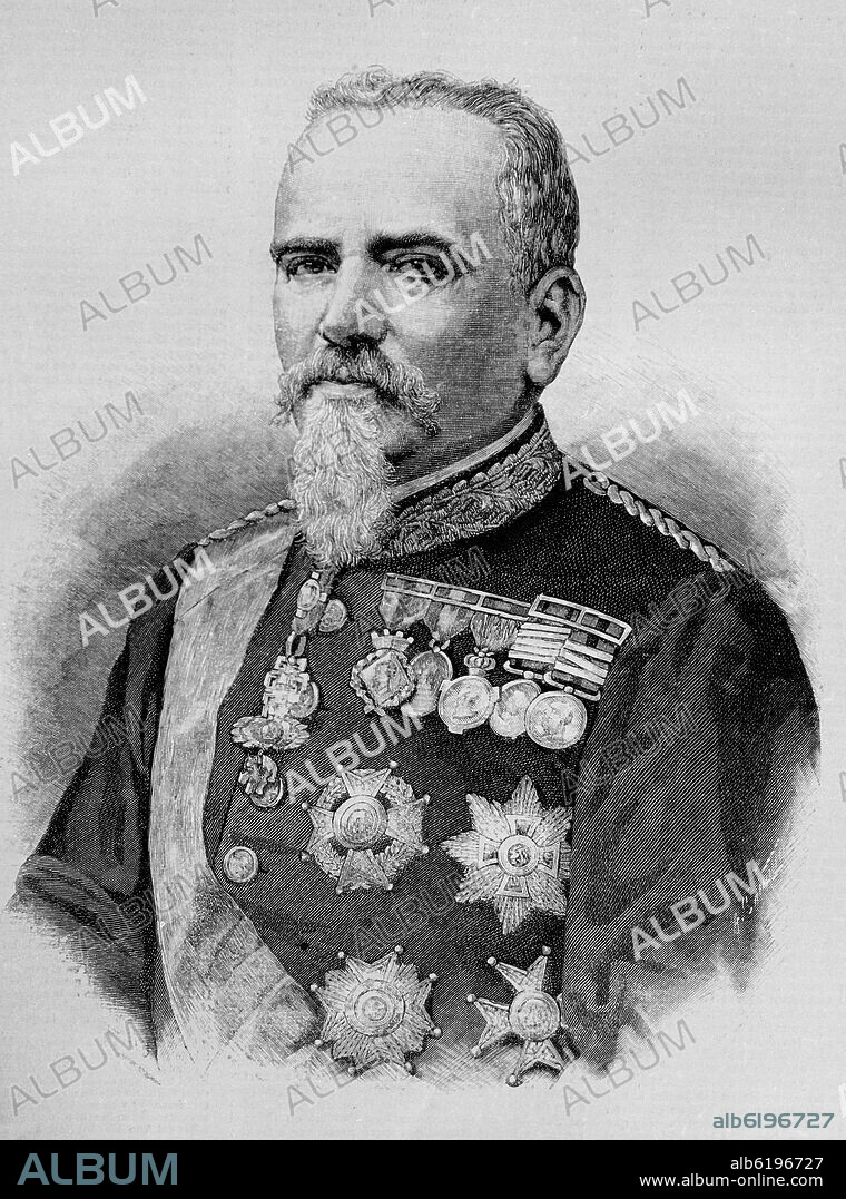 ARSENIO MARTINEZ CAMPOS CAPITAN GENERAL DEL EJERCITO Y PRESIDENTE DEL SENADO.