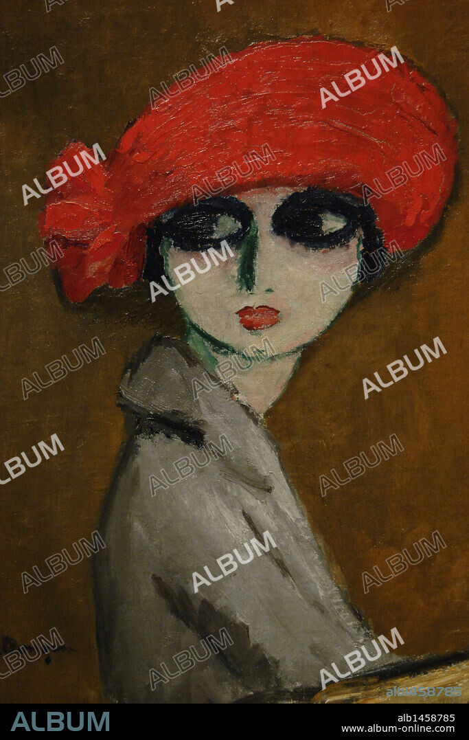 ARTE SIGLO XX. FAUVISMO. HOLANDA. KEES VAN DONGEN (1877-1968). Pintor holandés. "AMAPOLA DE MAIZ" (1919). Oleo sobre lienzo. Museo de Bellas Artes. HOUSTON. Estado de Texas. Estados Unidos.