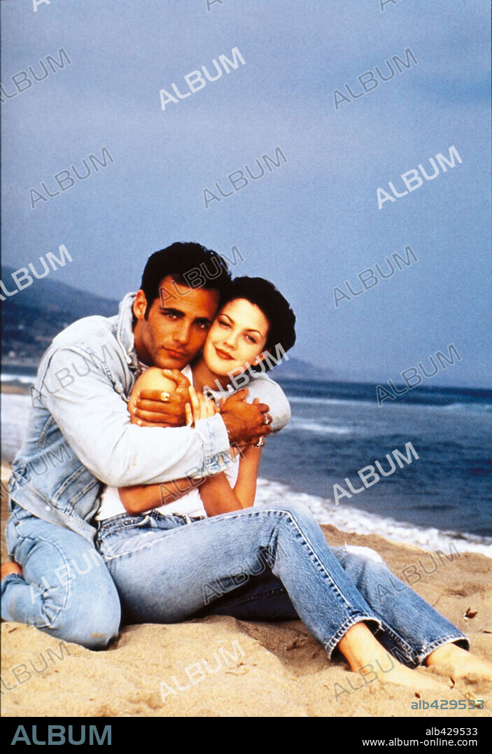 BRIAN BLOOM und DREW BARRYMORE in 2000 MALIBU ROAD-TV, 1992, unter der Regie von JOEL SCHUMACHER.