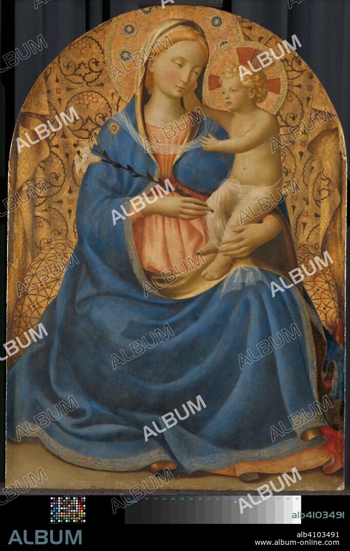 FRA ANGELICO. Madonna of Humility. Dating: c. 1440. Place: Florence. Measurements: h 74 cm × w 52 cm.