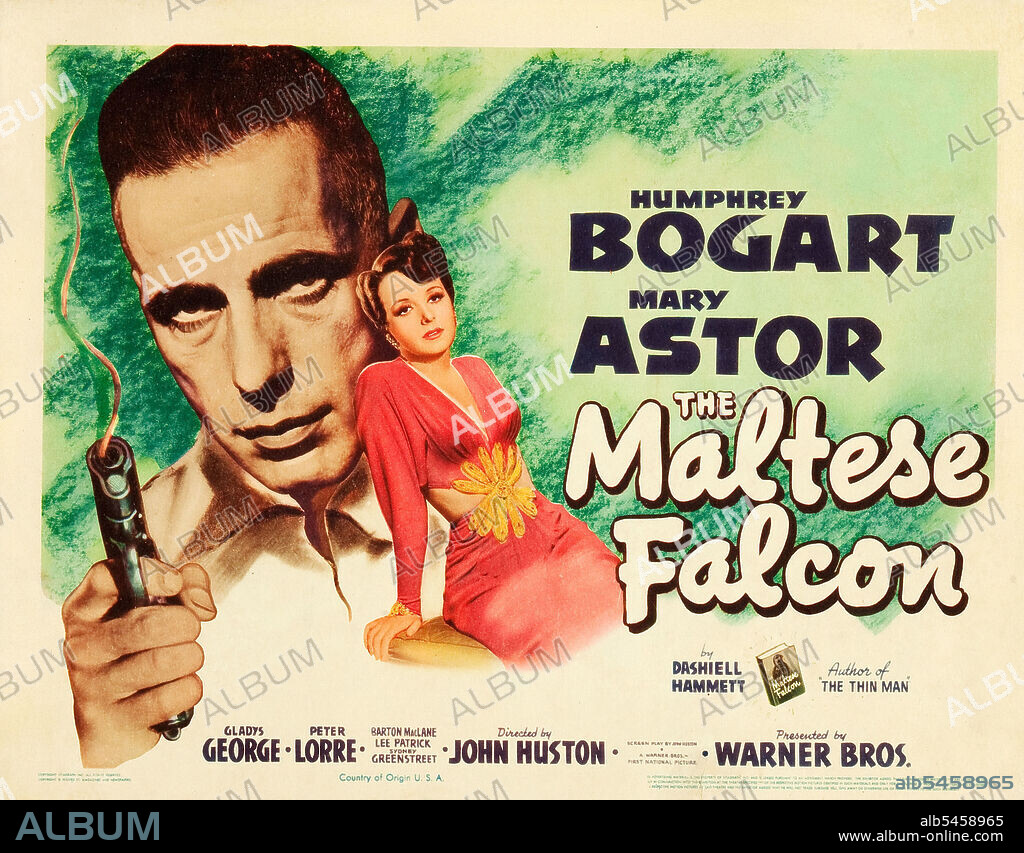 HUMPHREY BOGART en EL HALCÓN MALTÉS, 1941 (THE MALTESE FALCON), dirigida por JOHN HUSTON. Copyright WARNER BROS/FIRST NATIONAL.