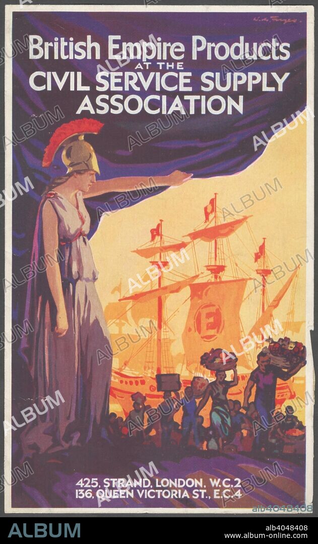 Civil Service Supply Association, 1940s; advertising British Empire Products.